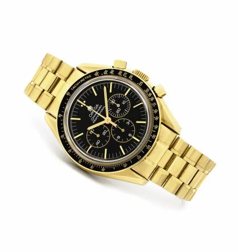 Omega Speedmaster Professional Moonwatch Yellow Gold / Black / Bracelet / Jubilee Chronometer 3194.50.00 (31915000)